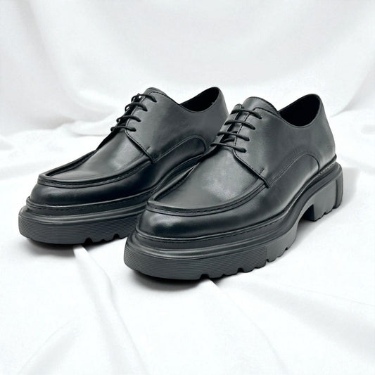 BRAUNFELS: Derby Haut en cuir véritable