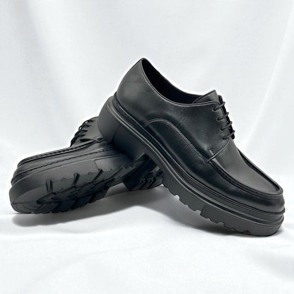 BRAUNFELS: Derby Haut en cuir véritable